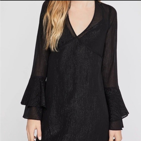 NWT {BCBGeneration} Black Sparkle Dress Size‎ Small - Picture 3 of 10